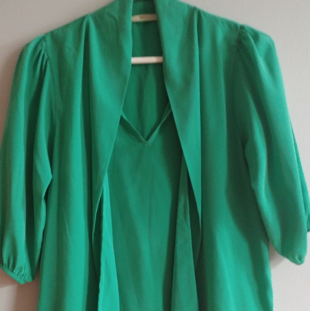 Everly Anthropology Blouse, vintage style